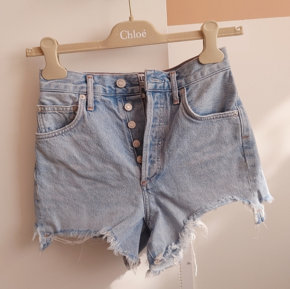 AGOLDE Dee Denim Shorts - Picture 3 of 7